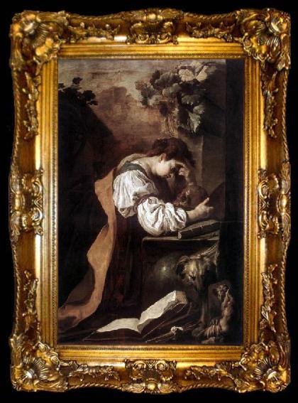 framed  Domenico Fetti Melancholy, ta009-2
